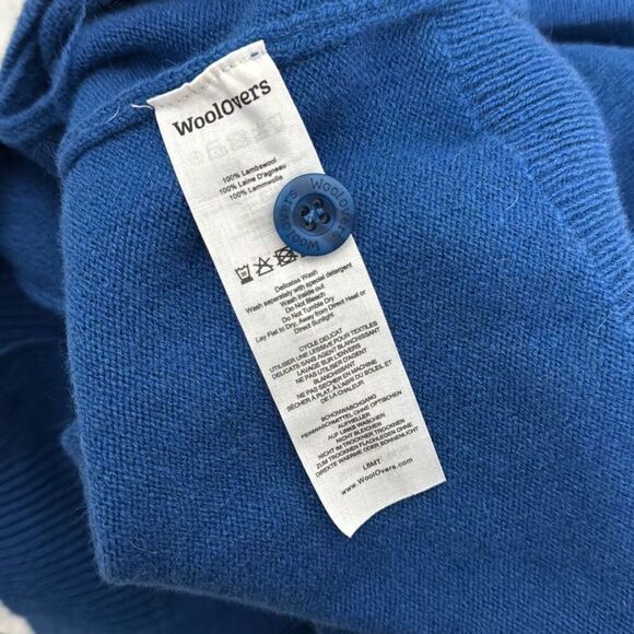 Woolovers Royal Blue Merino Wool Sweater Vest XXL - Picture 6 of 6